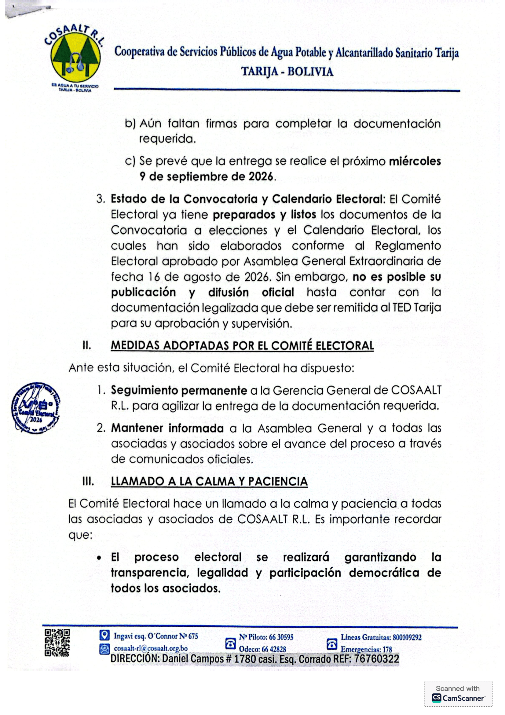 comunicadoelecc2026 2